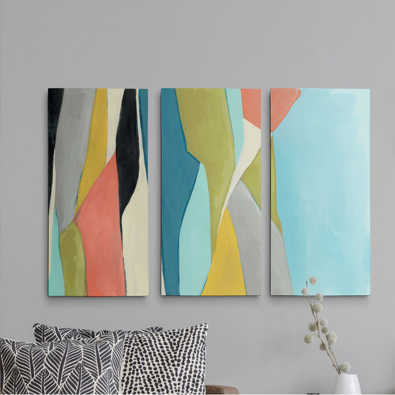 3 - Pieces, 24" H x 36" W x 1.5" D