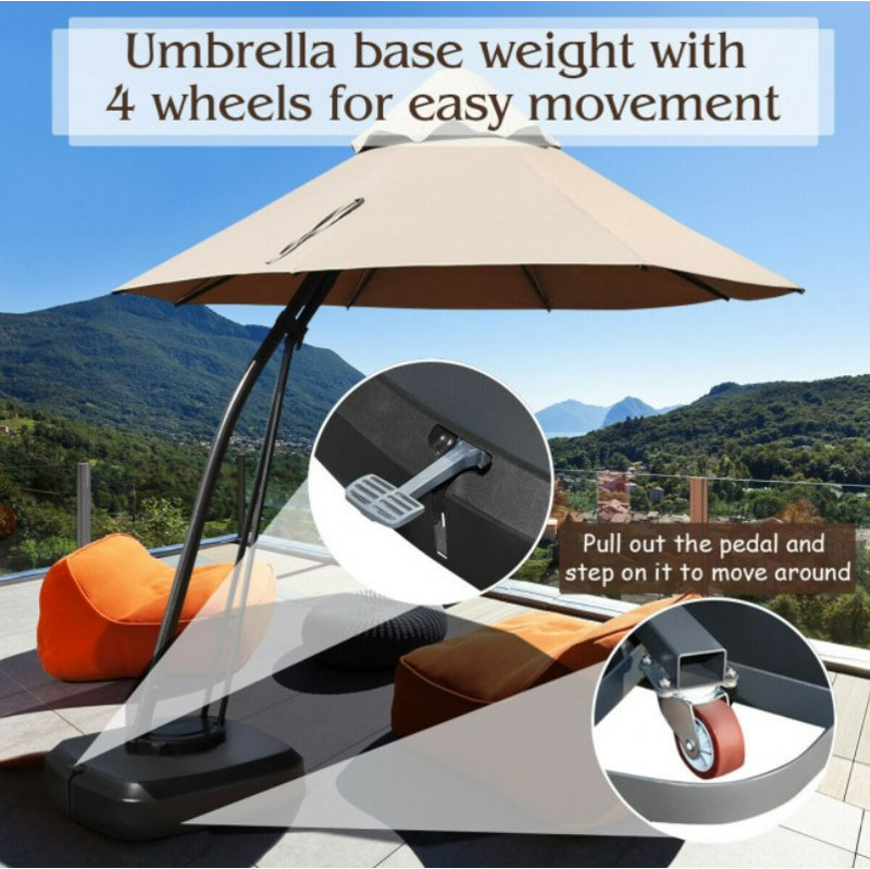 Kalahni 132'' Cantilever Umbrella