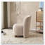 Chaises de salon rembourrées sans accoudoirs, pieds ronds en bois de pin-458047057