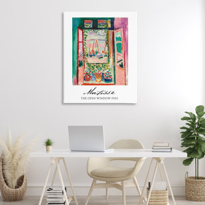 La toile Matisse The Open Window, design par Vintage Hustle