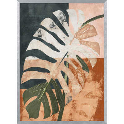 "Into the jungle" Framed Textured Wall Art