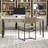 Kenton Desk & 2 Door Bookcases