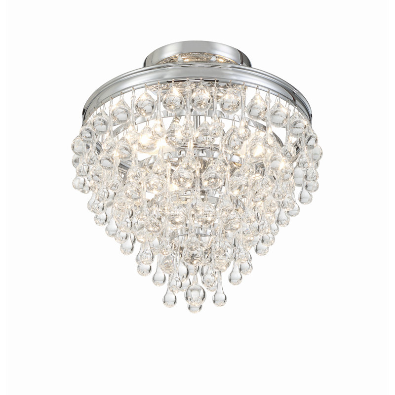 Calypso 3 Light Semi Flush Mount