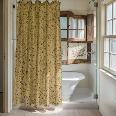 Fowz Abstract Shower Curtain
