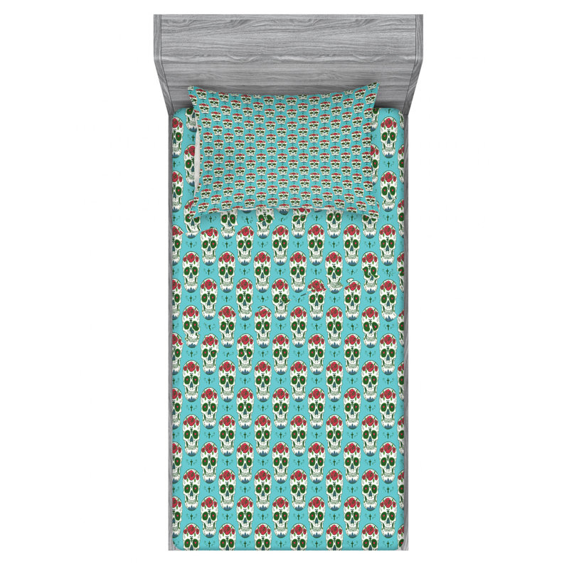 Microfiber Sheet Set, Twin Sheet Set with Fitted Sheet