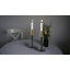 Bougeoir de table en acier inoxydable-1304778371