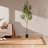 71" Tall Faux Olive Tree, Artificial Floor Plants in Black Planter for Home, Office and Patio