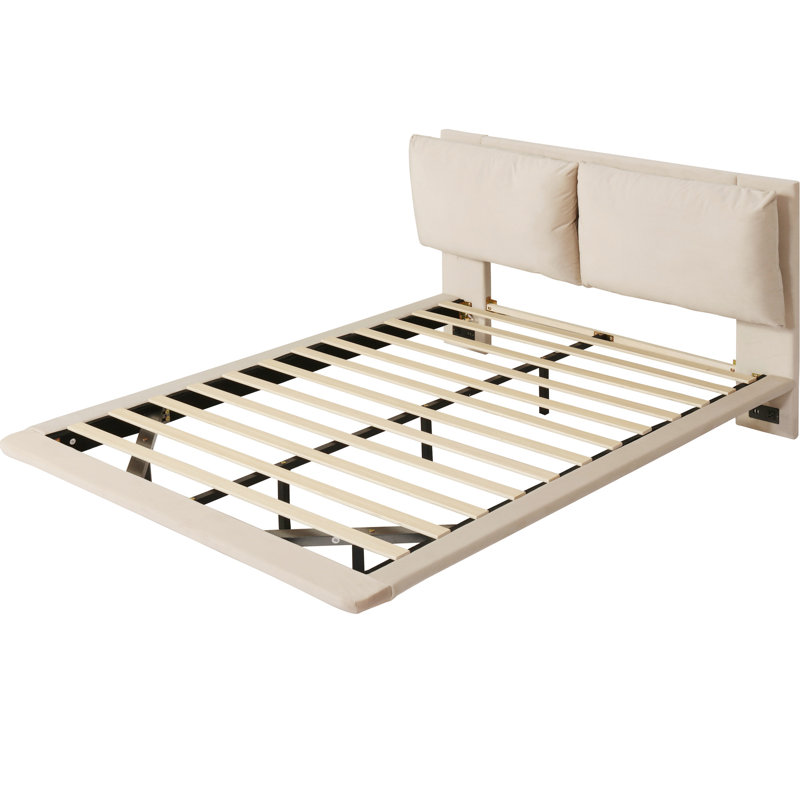 Grand lit capteur tapissier grand, beige, 2 dossiers, port de charge, grande prise gracieuse, Beige, Grand lit