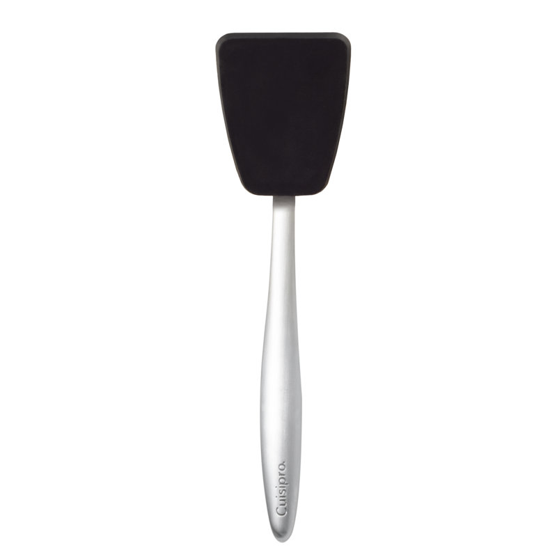 Cuisipro Tools, Silicone, Mini Turner, Ergonomic Stainless Steel Handles, 20cm, Black