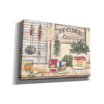 «Mom's Kitchen I» par Pam Britton, art mural sur toile