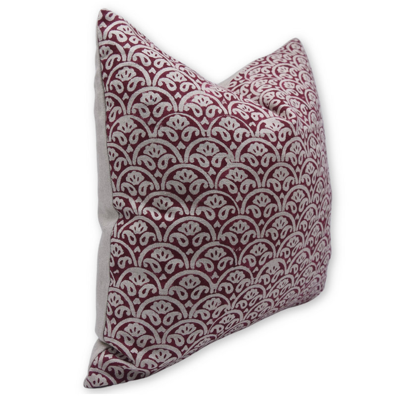 Housse de coussin en lin fabriquée à la main Fab Divine, 18 po x 18 po