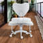 Chaise de méditation rembourrée en peluche à pieds croisés