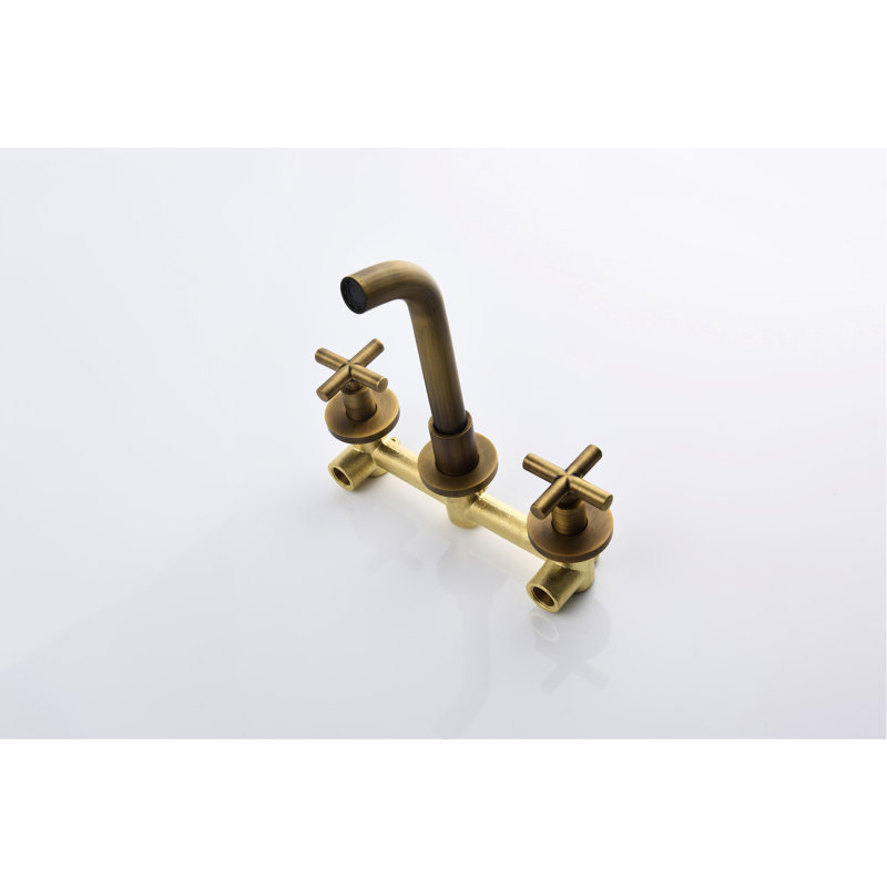 Robinet de salle de bain mural bronze - 7 couches de surface protégée pour la durabilité et la fonctionnalité Finition galvanisée avec traitement contre la rouille