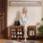 100% Solid Wood Front Door Shoe Rack