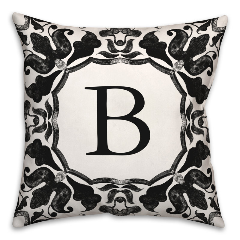 Outdoor Throw Pillow, B