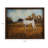 Wood Framed Glass Wall Decor with Pointer Dog Image