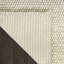 Tapis d'intérieur moderne ivoire 2 pi x 3 pi Dkny Pure Knots-124251133-124251132