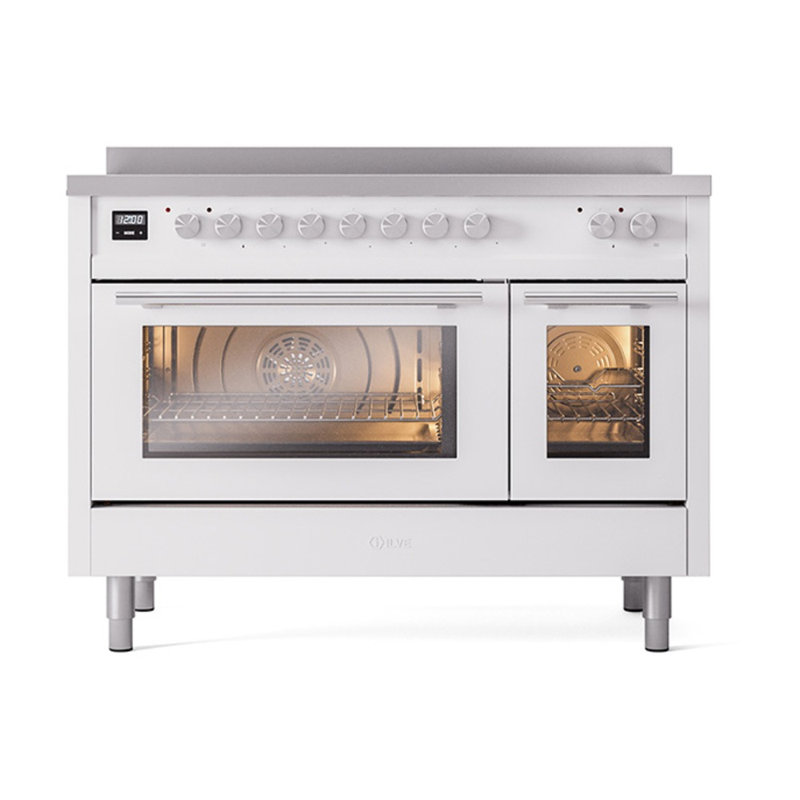 ILVE Professional Plus II 48 in Induction Range, White