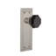 Mission Plate with Waldorf Black Door Knob-1530913810