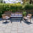 Tuscany 5 Seater Metal and Wicker Sofa Set with Cushions