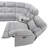 Billiejean Upholstered Power Reclining U-Shaped Sectional Symmetrical