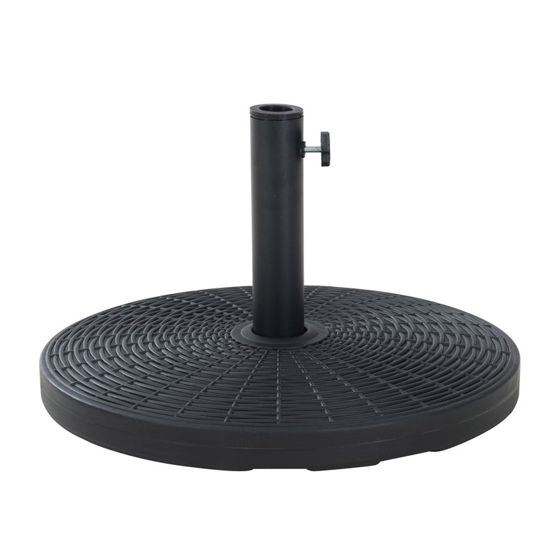 Base de parasol de patio noire 55 lb Lise