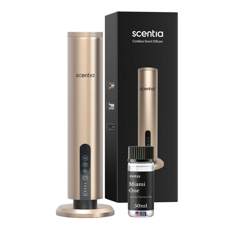 Diffuseur de parfum Scentia Max | Diffuseur d'huile Waterless, Gold