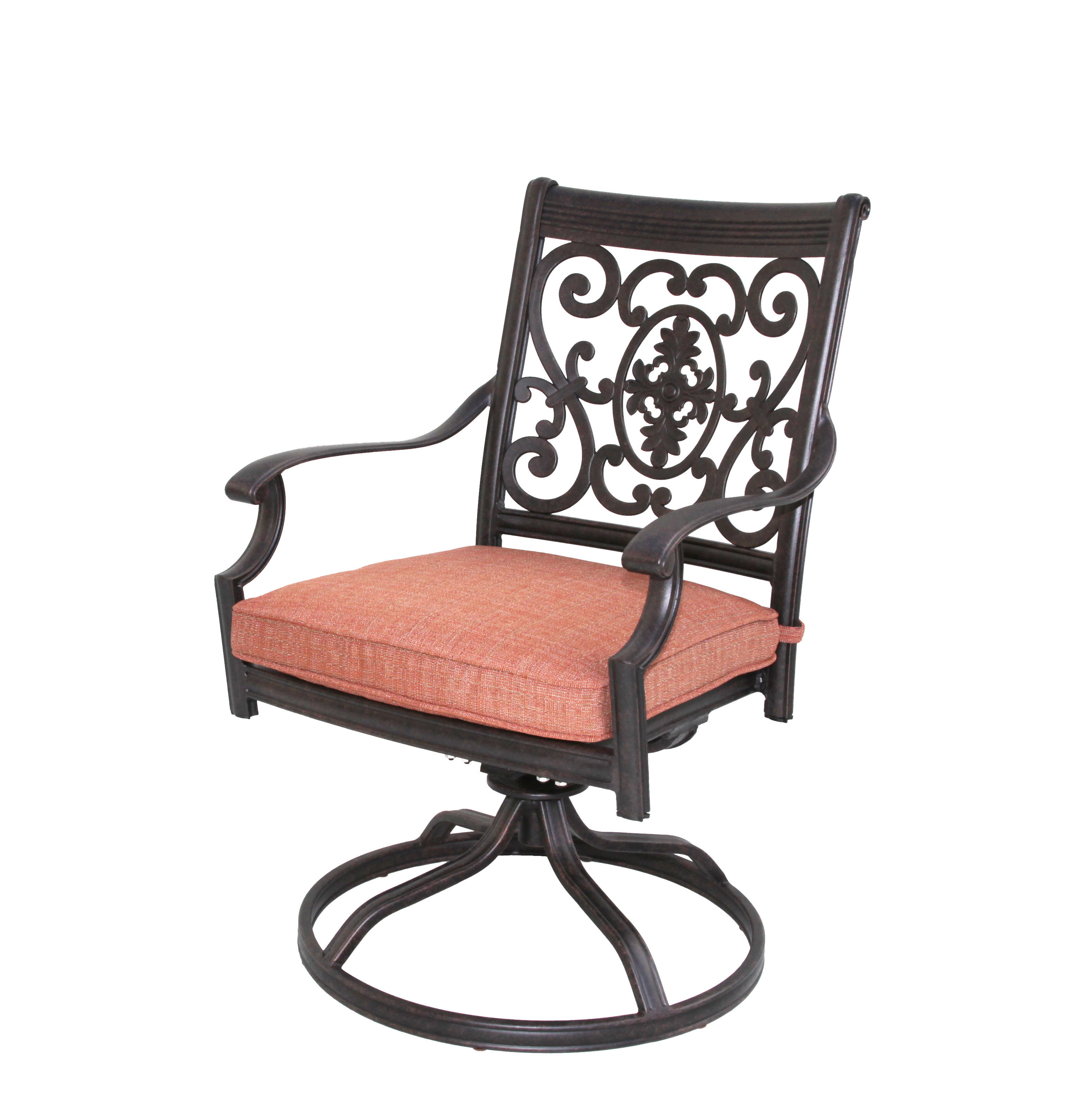 Bloomsbury Market Wishek Powder Coated Aluminum Outdoor Rocker Chair