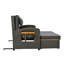 Mendenhall 120cm Wide Wicker Loveseat with Cushions