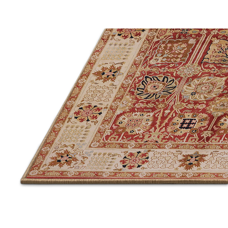 Tapis oriental rouge / brun Hayrig, Tapis de couloir 2 pi x 5 pi