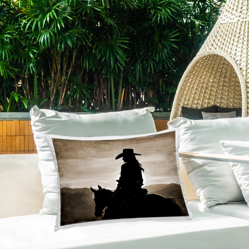 Coussin Cowboy Sunset