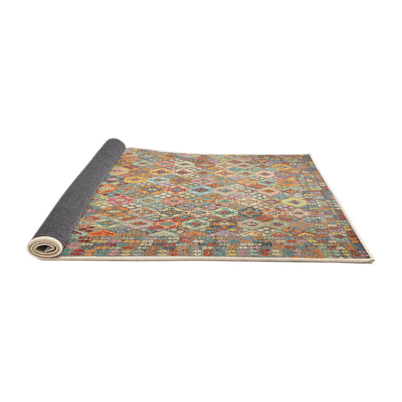 Laduke Geometric Indoor Rug, Round 8'