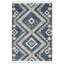 Tapis bleu / beige Ileyah Southwestern-1530434444