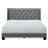 Adler Upholstered Platform Bed with Diamond-Stitched Wingback Headboard-886738475