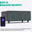 Modern Smart Coffee Table with Built-in Fridge, Bluetooth Speaker, Wireless Charging