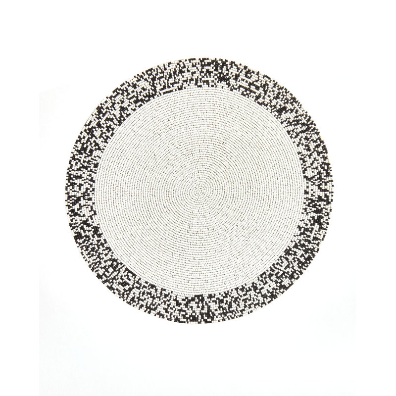 Splatter Placemats, Black/White