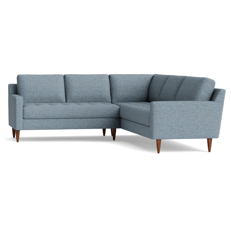 MCM Sectional, Right Hand Facing, Performance Weave - Navy