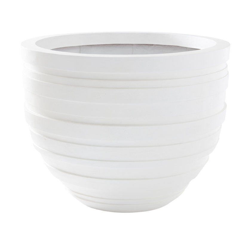 June Resin Pot Planter, 47" H x 59" W x 59" D