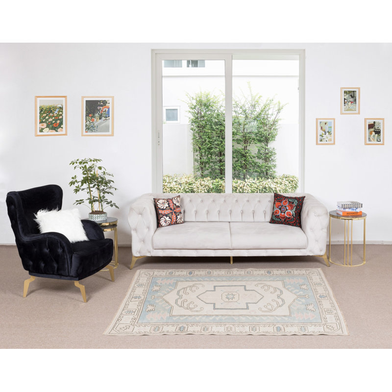 Tapis turc noué à la main pour le bureau et la maison, 100% laine
