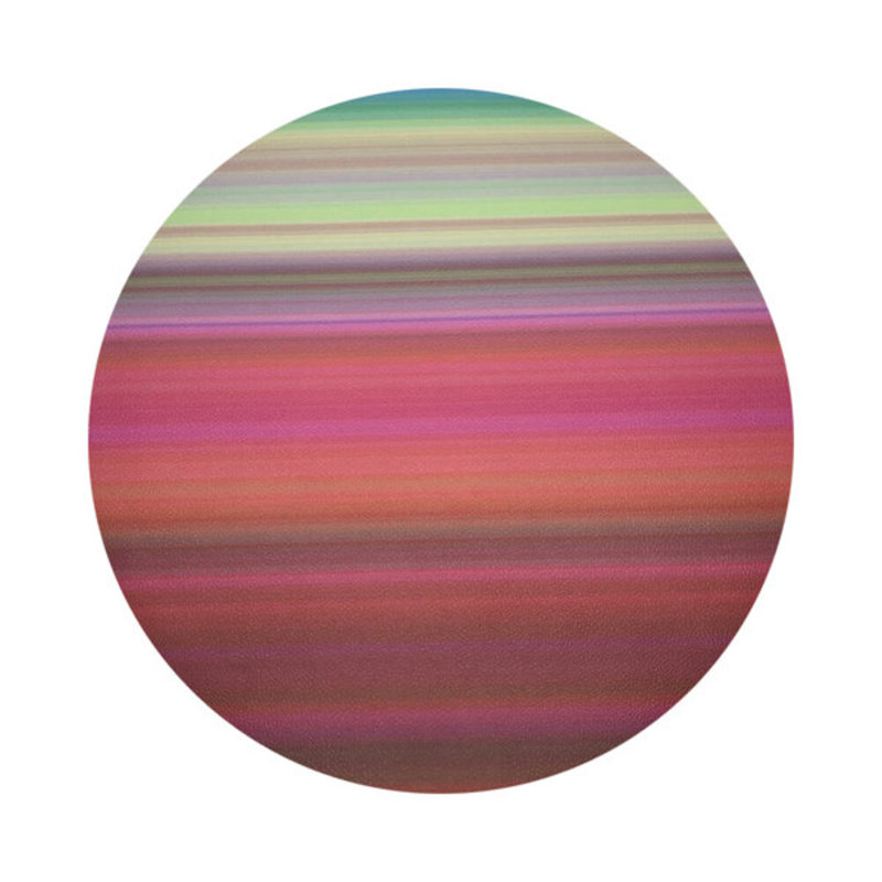 Gradient Greens Pebble 16" Vinyl Placemat, Red