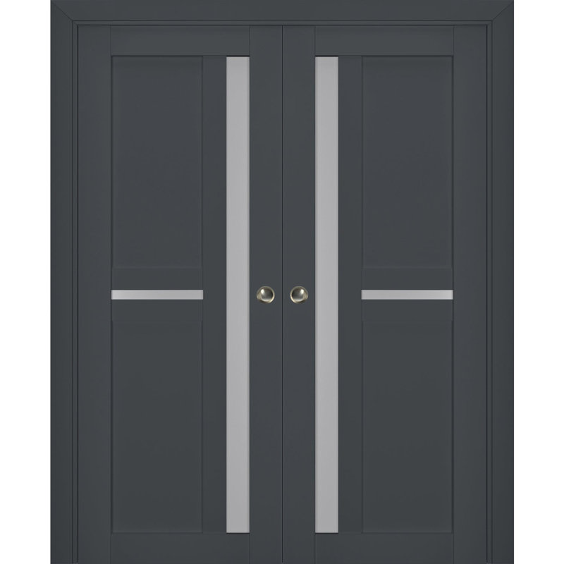 Portes de placard Veregio, Antracite, 36 po x 96 po
