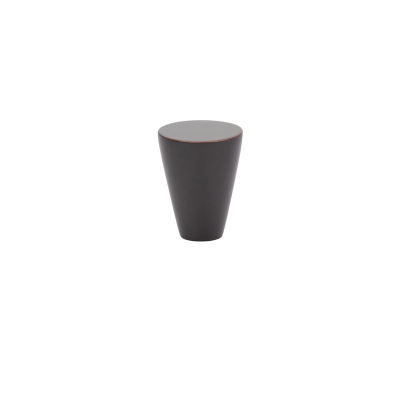 Bouton conique, H 0,5 po x l 0,5 po x P 1 po, Bronze huilé