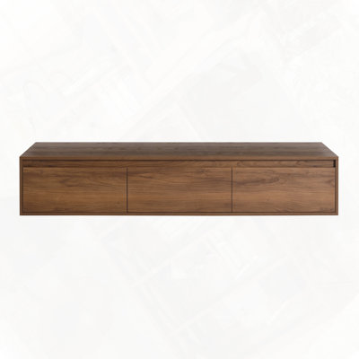 Armoire de salle de bain avec tiroir flottant à fixation en douceur sans lavabo
