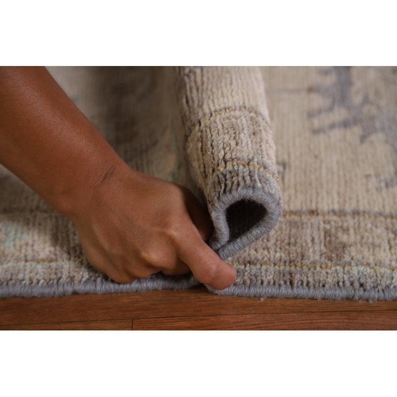 Vegetable Dye Oushak Oriental Area Rug 9