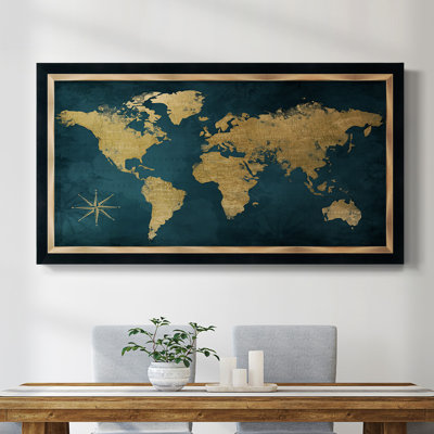 " Navy Gold Map "