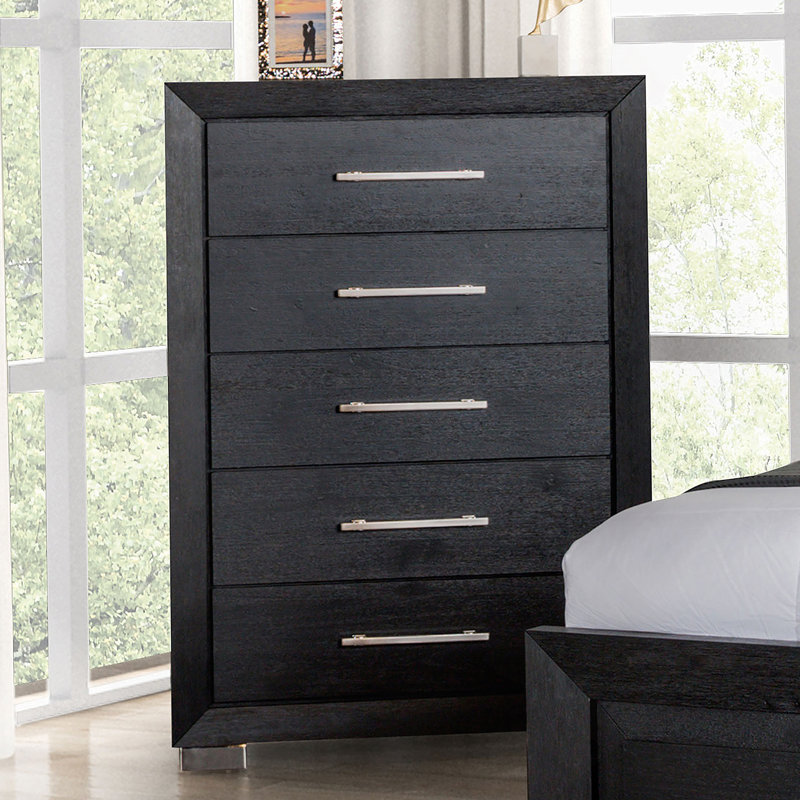 Mobilier de chambre à coucher 1pc Chest 5-English Dovetail