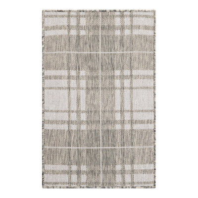 Gracie Oaks Talih Plaid Indoor/Outdoor Rug & Reviews | Wayfair
