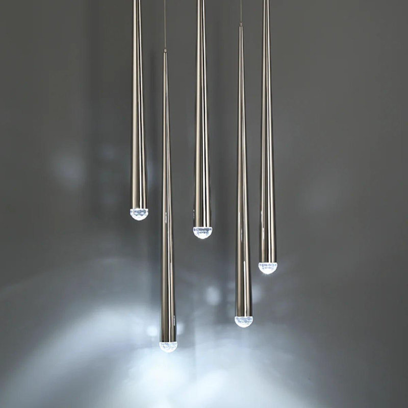 Lustre à 8 lumières Amner, Bronze