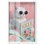 Décoration murale pour animal de compagnie Spring Print Feline Shadowbox par Art Remedy, cadre blanc, 37 x 55