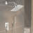 10 Inch High Pressure Rain Filtered Shower Head in Chrome